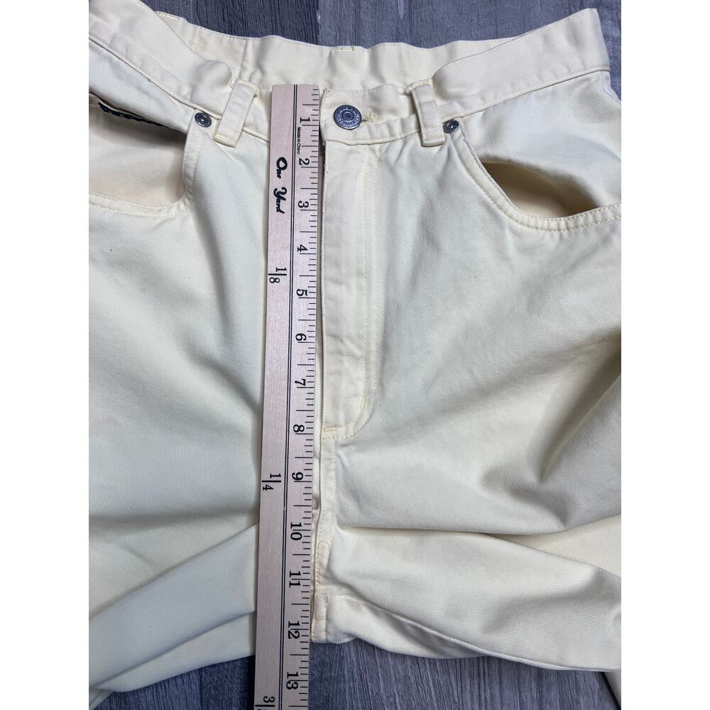Lauren Ralph Lauren Straight Leg Pants Womens 4 Cream High Rise Preppy Classic - Picture 5 of 8